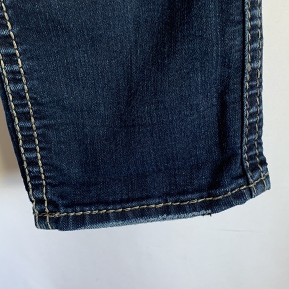 Silver Jeans Co x Bootlegger Dark Blue Suki Mid Capri Jeans - Picture 7 of 13
